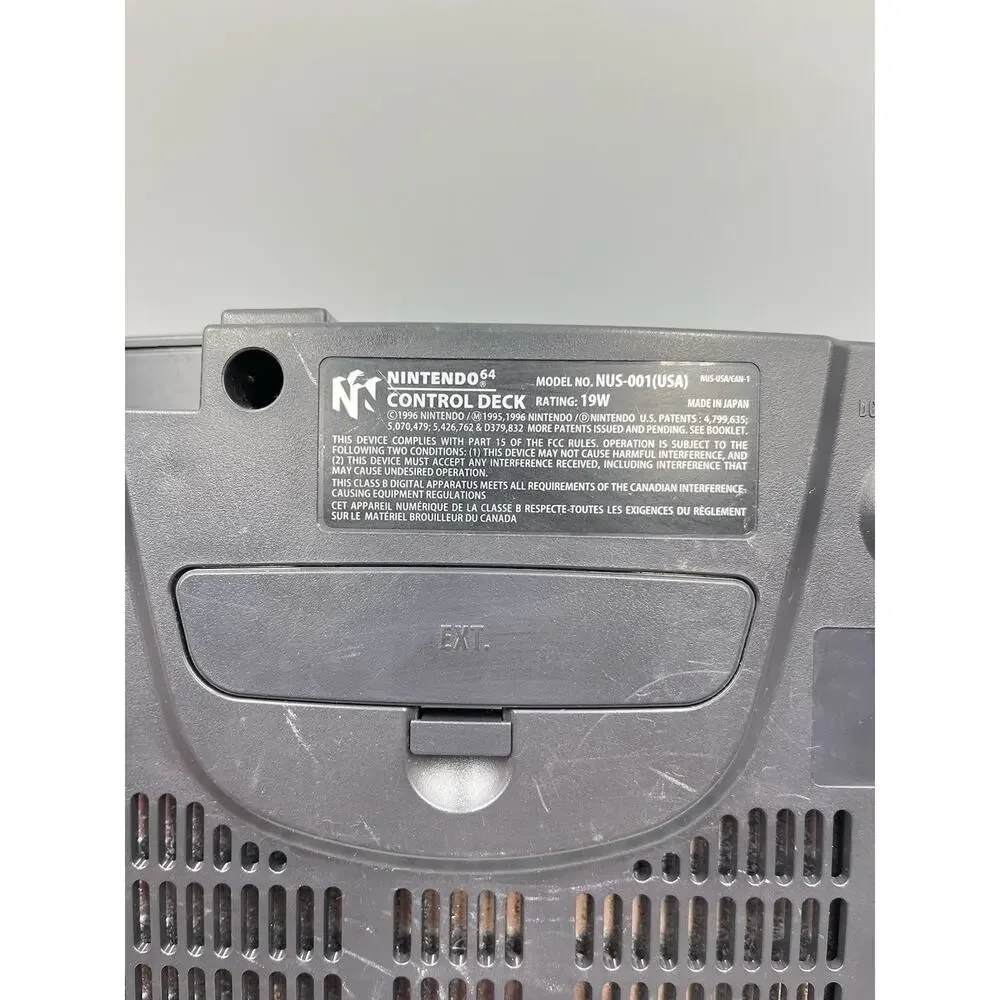 Nintendo 64 N64 Video Game Console NUS-001 Gray - TESTED
